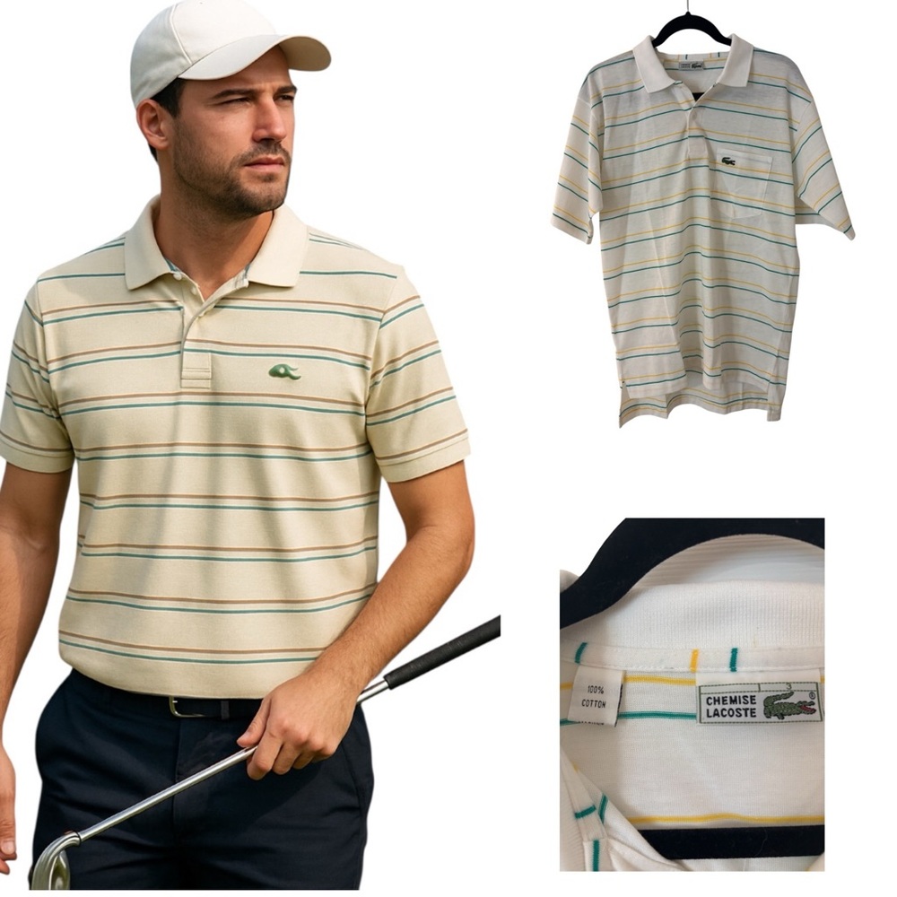 Vintage Chemise Lacoste Polo Shirt